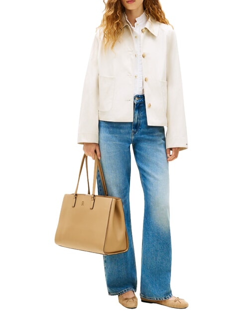 TH DAILY Bolso de hombro lienzo de safari - Bolsos Mujer