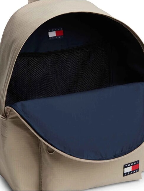 TJ ESS DAILY Mochila de nailon reciclado piedra - Mochilas Escuela & Tiempo Libre