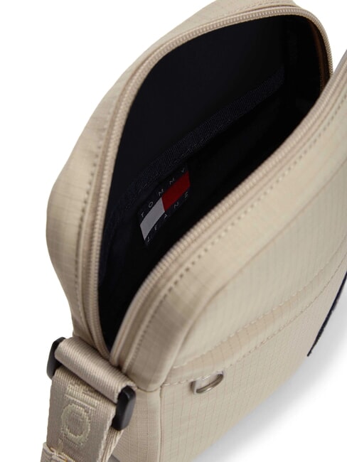 TJ ESS DAILY Bolsa de nailon reciclado piedra - Bandoleras Hombre