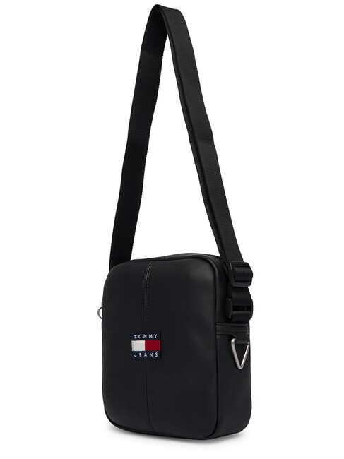 TJ ESS DAILY PU Bolso de hombro negro - Bandoleras Hombre