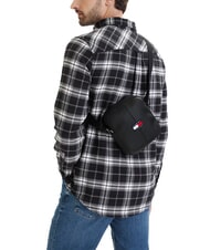 TOMMY HILFIGER TJ ESS DAILY PU Bolso de hombro negro - Bandoleras Hombre - 5