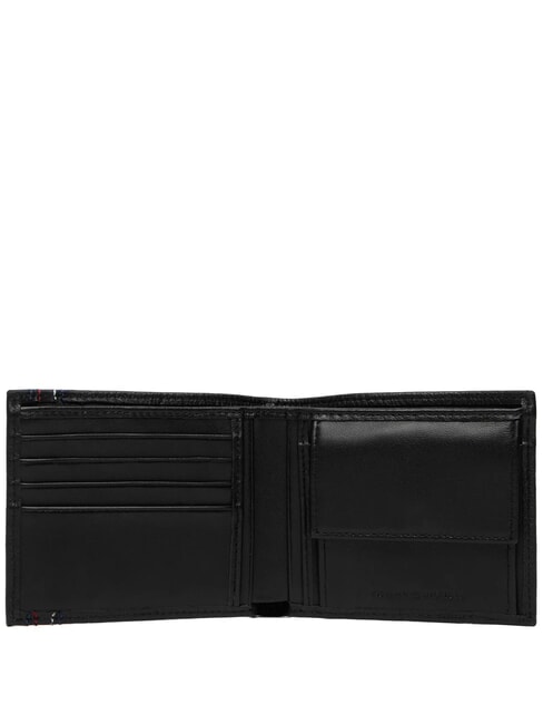 TH CENTRAL Cartera de cuero negro - Carteras Hombre