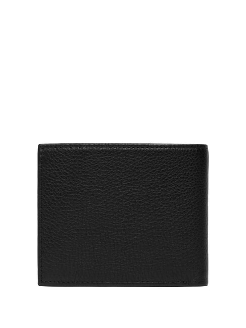 TH CENTRAL Cartera de cuero negro - Carteras Hombre