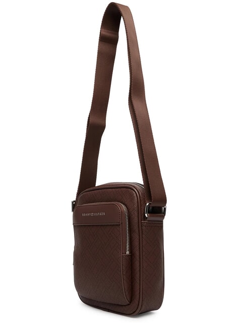 TH FLAG MONOGRAM Bolso de hombro granos de caf&eacute; - Bandoleras Hombre