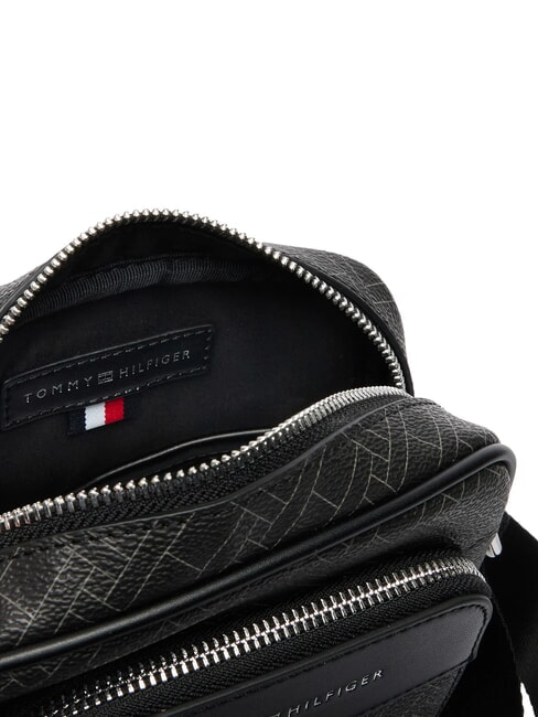 TH FLAG MONOGRAM Bolso de hombro negro - Bandoleras Hombre