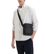 TOMMY HILFIGER TH FLAG MONOGRAM Bolso de hombro negro - Bandoleras Hombre - 5