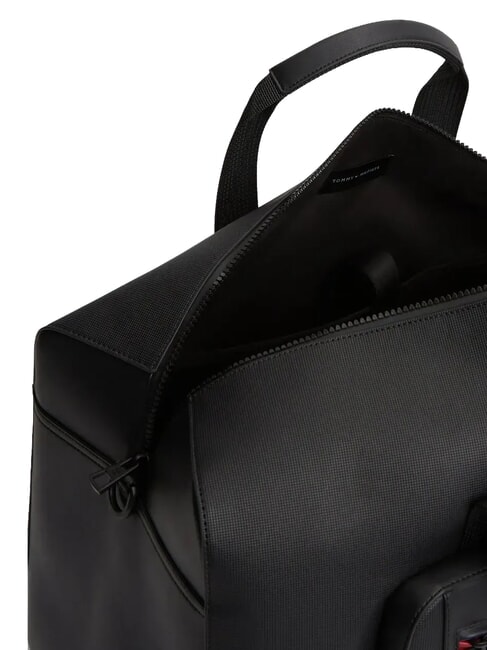 TH FOUNDATION Bolsa de lona con correa para el hombro negro - Bolsas de viaje