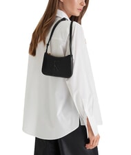 CALVIN KLEIN BOLD MONOGRAM Minibolso de hombro En negro - Bolsos Mujer - 2
