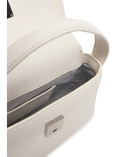 CALVIN KLEIN HARDWARE EMBLEM PEBB Bolso de mano con correa para el hombro. aliso blanco - Bolsos Mujer - 5