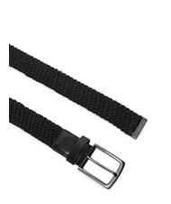 CALVIN KLEIN CASUAL PIN BUCKLE Cintur&oacute;n negro / gris plomo mate - Cinturones - 2