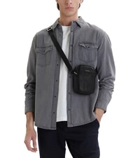 CALVIN KLEIN BOLD LOGO NYLON Bolsa delgada En negro - Bandoleras Hombre - 4