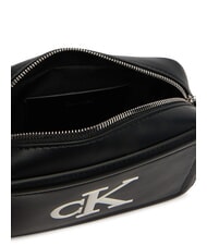 CALVIN KLEIN BOLD MONOGRAM Mini bolso de hombro blanco y negro - Bolsos Mujer - 4