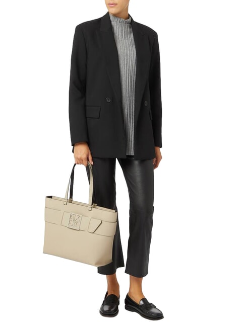 A|X BUCKLE Bolsa de hombro arena - Bolsos Mujer