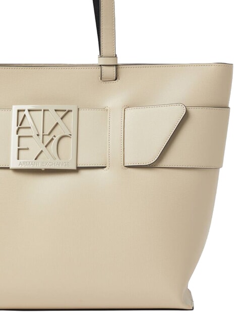 A|X BUCKLE Bolsa de hombro arena - Bolsos Mujer