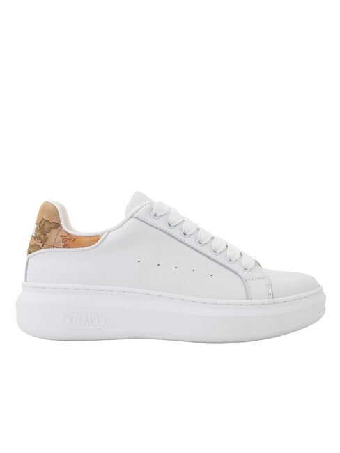 GEO Zapatillas de cuero blanco - Zapatos Mujer