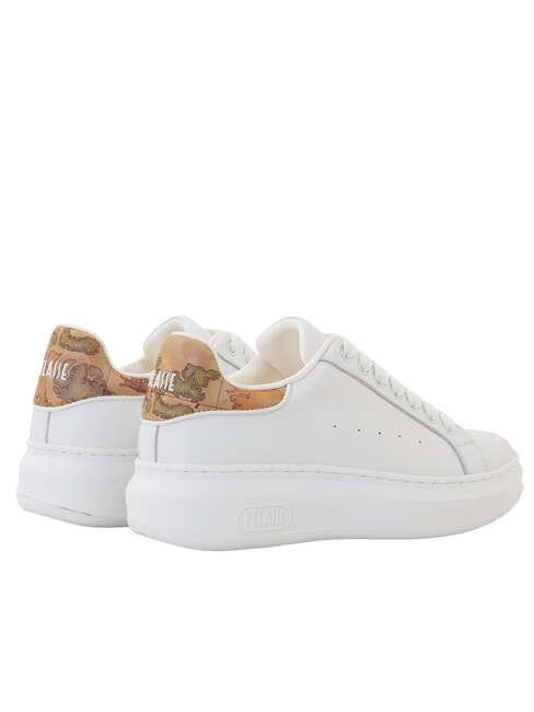 GEO Zapatillas de cuero blanco - Zapatos Mujer