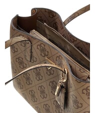 GUESS MERIDIAN 2 Bolso de hombro LOGOTIPO DE LECHE - Bolsos Mujer - 3