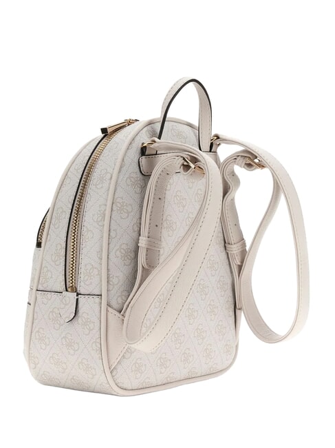 MANHATTAN 2 Mochila peque&ntilde;a con logo de peon&iacute;a 4G logotipo de hueso - Bolsos Mujer