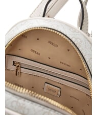 GUESS MANHATTAN 2 Mochila peque&ntilde;a con logo de peon&iacute;a 4G logotipo de hueso - Bolsos Mujer - 3