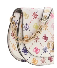 GUESS EMELIE LOGO Bolso de hombro logotipo m&uacute;ltiple - Bolsos Mujer - 5