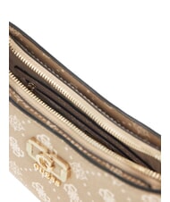 GUESS EMELIE LOGO Bolso de hombro logotipo de vainilla - Bolsos Mujer - 3