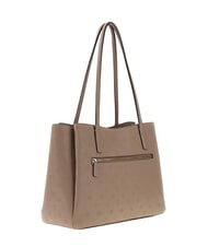 GUESS ANISE Bolso de hombro logotipo de color topo oscuro - Bolsos Mujer - 2