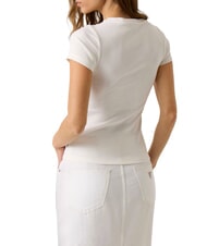 GUESS JEANS EMBRO Camiseta de algod&oacute;n blanco alabastro - camiseta - 2