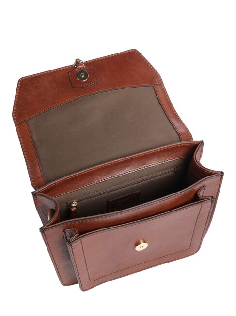 ELBA Bolso de hombro, de piel BROWN - Bolsos Mujer