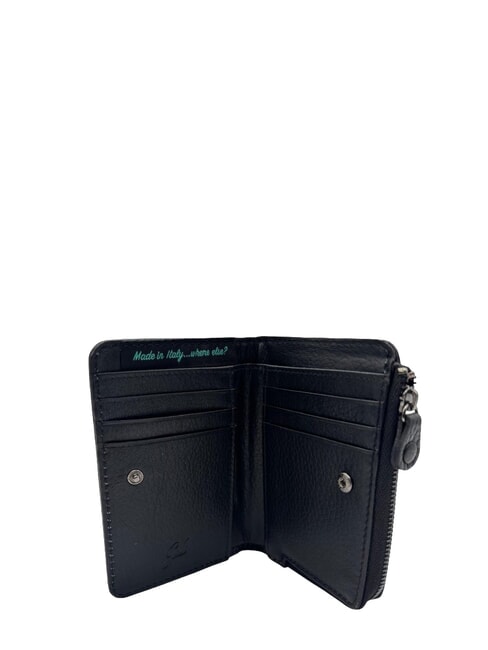 GMONEY57 Cartera de piel con cremallera celad&oacute;n - Carteras Mujer
