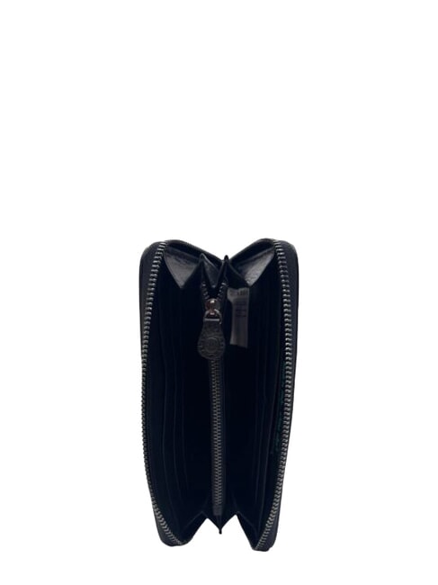 GMONEY17 Cartera grande de cuero con cremallera gamuza - Carteras Mujer