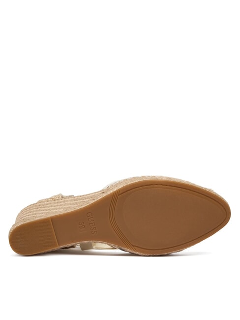 CHEYIN Sandalias tipo alpargata con tac&oacute;n de 10 cm blanco natural - Zapatos Mujer