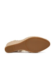 GUESS CHEYIN Sandalias tipo alpargata con tac&oacute;n de 10 cm blanco natural - Zapatos Mujer - 5