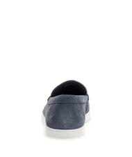 GUESS HEAWS mocasines de cuero azul - Zapatos Mujer - 3