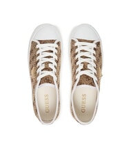 GUESS JOEZI4 Zapatillas Beige / Marr&oacute;n - Zapatos Mujer - 4