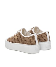 GUESS JOEZI4 Zapatillas Beige / Marr&oacute;n - Zapatos Mujer - 3