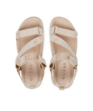 GUESS FETTA Sandalias de cu&ntilde;a CREMA - Zapatos Mujer - 4