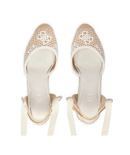 GUESS CHEYIN Sandalias tipo alpargata con tac&oacute;n de 10 cm blanco natural - Zapatos Mujer - 4