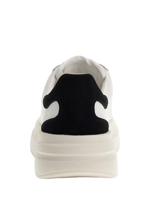 ELBA  Zapatillas blanco negro - Zapatos Hombre