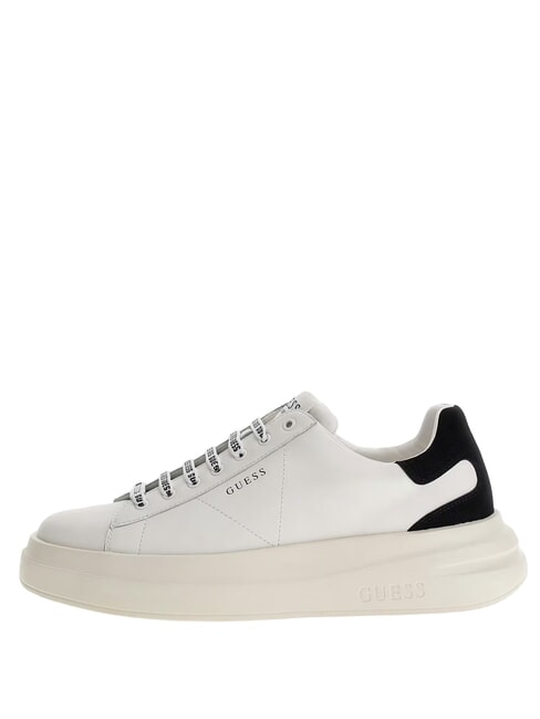 ELBA  Zapatillas blanco negro - Zapatos Hombre