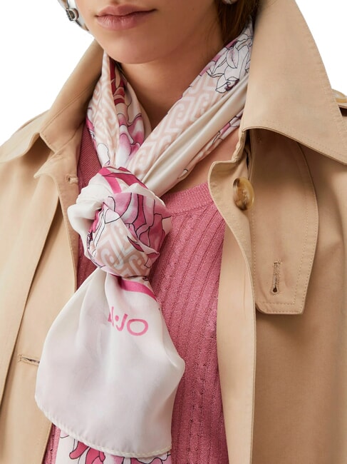 FLOWER Bufanda peon&iacute;a suave - Bufandas