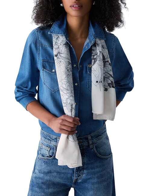 FLOWER Bufanda NEGRO - Bufandas