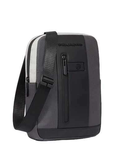 BRIEF 2 bolso ipad en tejido reciclado Gris - Bandoleras Hombre