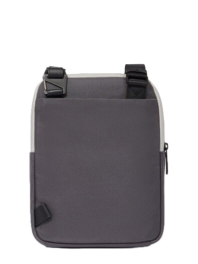 BRIEF 2 bolso ipad en tejido reciclado Gris - Bandoleras Hombre