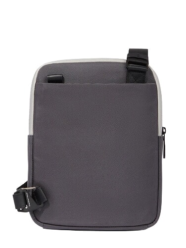 BRIEF 2 bolso ipad en tejido reciclado Gris - Bandoleras Hombre