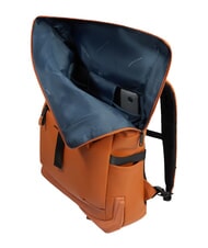 PIQUADRO CORNER SPECIALE GOMMATO Mochila enrollable para port&aacute;til de 15,6" CUERO - Mochilas para port&aacute;til - 4