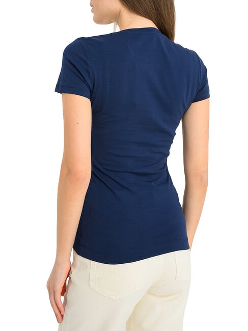 FEATHER TRIANGLE  azul ennegrecido - camiseta