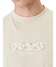 GUESS LOGO CONTRAST Camiseta de algod&oacute;n roble claro - camiseta - 3