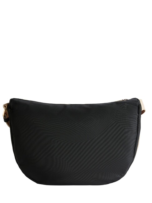 BREEZE NYLON Bolso de hombro con forma de media luna. negro - Bolsos Mujer