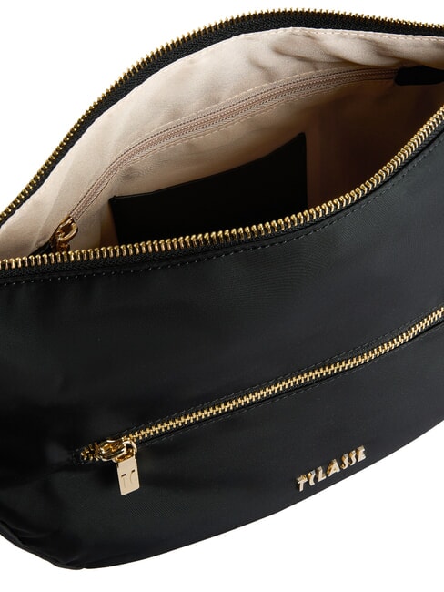 BREEZE NYLON Bolso de hombro con forma de media luna. negro - Bolsos Mujer