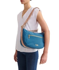 ALVIERO MARTINI PRIMA CLASSE BREEZE NYLON Bolso de hombro con forma de media luna. azul del Pac&iacute;fico - Bolsos Mujer - 2